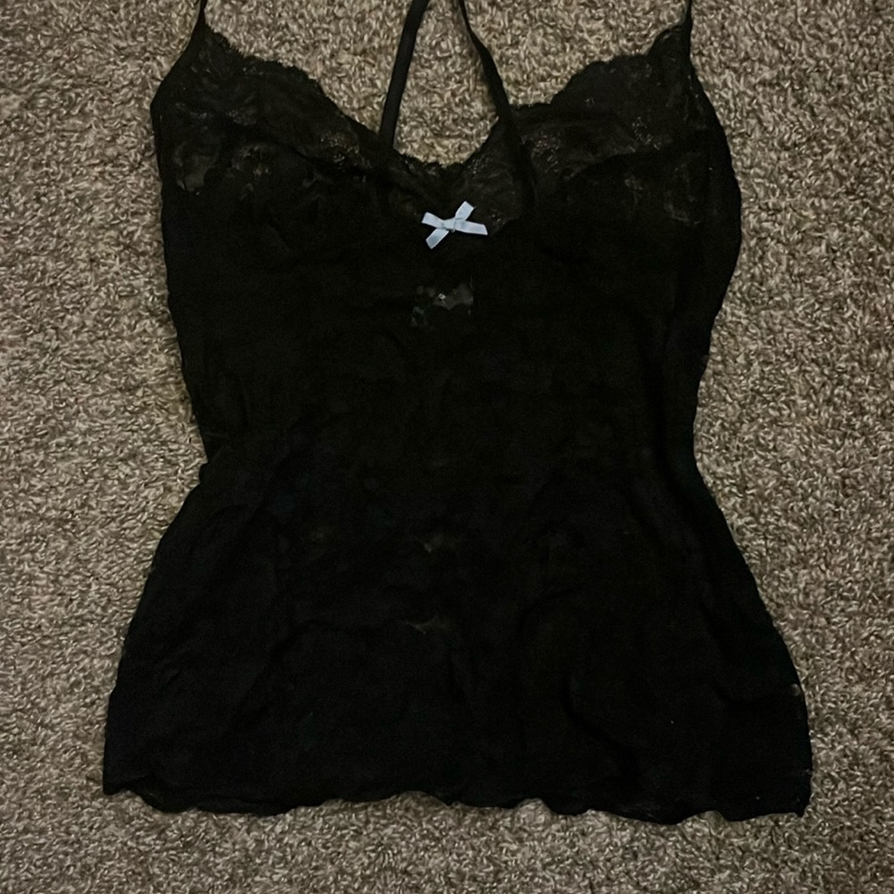 Lace See Through Shirt